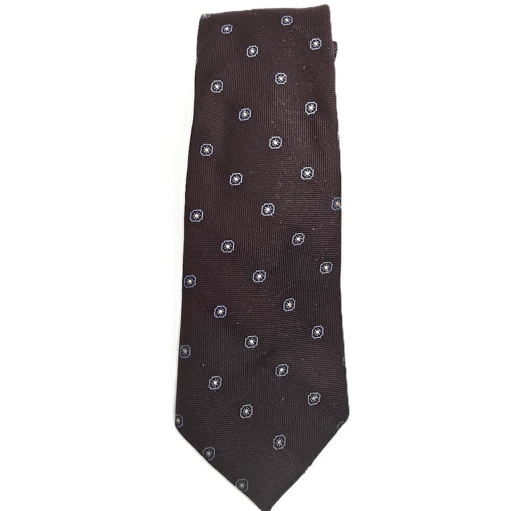 Vintage Christian Dior Silk Brown Men's Tie